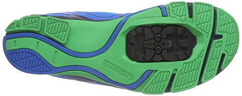 SHIMANO E-SHCT71B - Zapatillas de Ciclismo de sintético para Mujer Azul Blau (Blue) Talla:39 UE