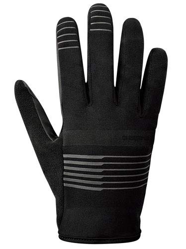 SHIMANO Early Winter Guantes, Hombre, Negro, L