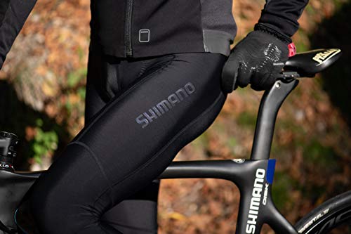 SHIMANO Evolve Light - Pantalones térmicos con tirantes para hombre, talla M 2020