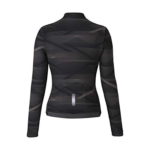 SHIMANO Kaede Camiseta térmica Mujer negro Talla L 2020 Bike Jersey manga larga