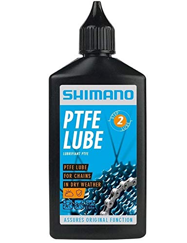 SHIMANO LUBRICANTE para SECO PTFE 100ML Aceites Ciclismo, Adultos Unisex, Multicolor(Multicolor)