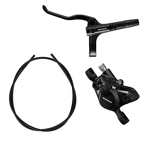 Shimano - Palanca de freno para bicicleta MTB BR-MT200 / BL-MT200 con pinza de montaje en poste, color negro, trasero izquierdo