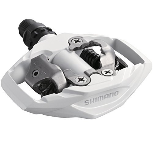 Shimano PDM530W - Pedales M-530 Enduro Spd, color blanco