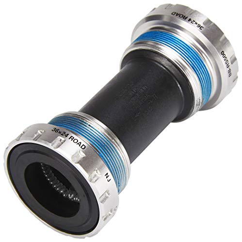 Shimano Set de rodamientos "BB-RS500-I", ITA, para FC-RS500, 36 x 24, plateado / negro (1 pieza)