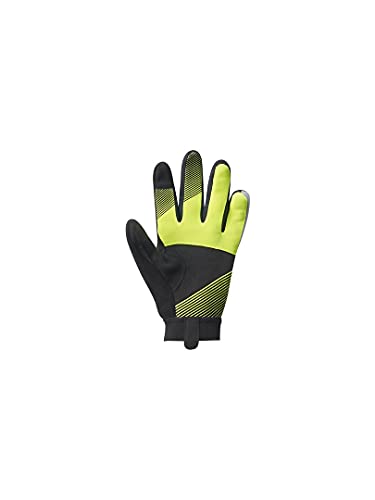 SHIMANO Wind Control Guantes de ciclismo para hombre, amarillo neón, talla M 2020