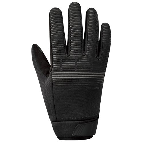 SHIMANO Windstopper Termal Guantes, Hombre, Negro, L