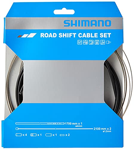 Shimano Y-60098022 - Cable Cambio/funda/topes Ctra.a.inox Neg