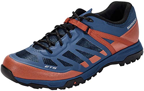 SHIMANO Zapatillas MTB ET500, Unisex Adulto, Rojo, 44 EU