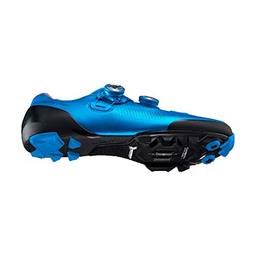 SHIMANO Zapatillas MTB XC901SB, Unisex Adulto, Azul, 45.5 EU