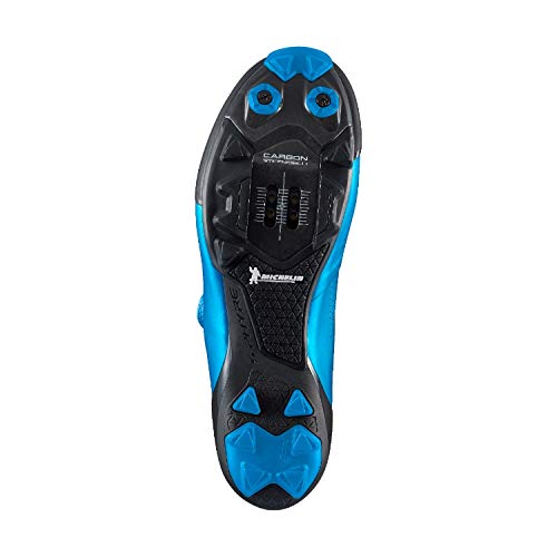 SHIMANO Zapatillas MTB XC901SB, Unisex Adulto, Azul, 45.5 EU