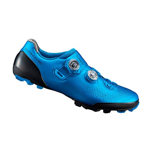 SHIMANO Zapatillas MTB XC901SB, Unisex Adulto, Azul, 45.5 EU