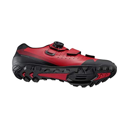 SHIMANO Zapatillas SH M MTB ME4, Hombre, Rojo, 48 EU