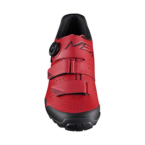 SHIMANO Zapatillas SH M MTB ME4, Hombre, Rojo, 48 EU