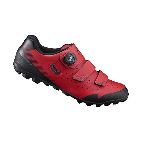 SHIMANO Zapatillas SH M MTB ME4, Hombre, Rojo, 48 EU