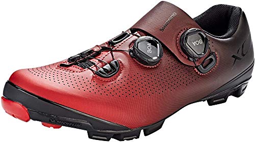 SHIMANO Zapatillas SH M MTB XC7, Hombre, Rojo, 42 EU