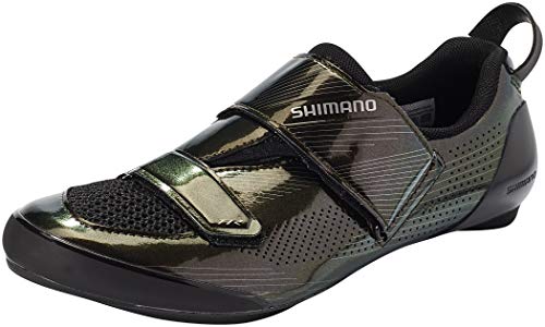 SHIMANO Zapatillas Tri TR901, Unisex Adulto, Negro Pearl, 45 EU