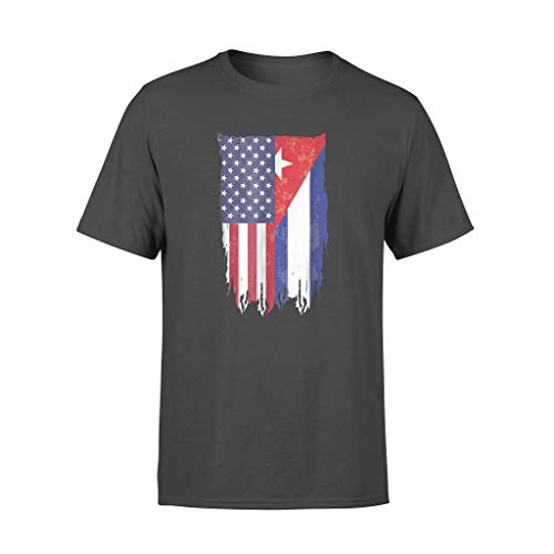 ShingoC Ltd American Cuban Flag T-Shirt Cuban Pride Heritage - Standard T-Shirt