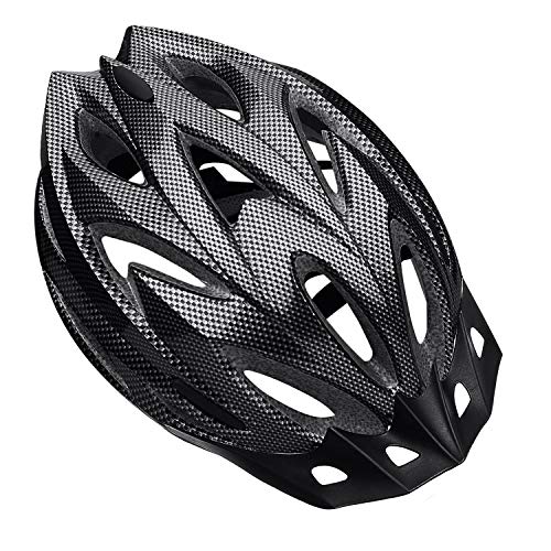 Shinmax Casco de Bicicleta Certificado CE Casco de Bicicleta para Hombre con Visera Desmontable Casco de Ciclismo Ligero Protección Seguridad Tamaño Ajustable Ciclismo Carretera Montaña Adultos