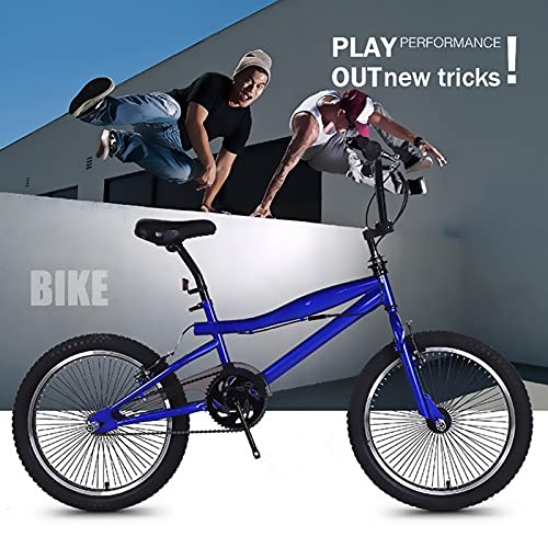 SHTST Pro Cruiser Retro Design BMX Bike, Velocidad Simple, Marco de Acero de Alto Carbono, Ruedas de 20 Pulgadas, Adecuado para niños, Adultos (Color : Black)