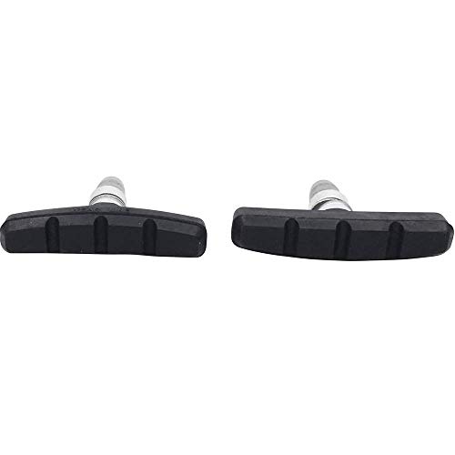 shuny 4 Pares Zapatas De Freno,Pastillas De Freno V-Brake,Zapatas De Freno Bici,Hecho De Caucho Y Metal, Duradero Y Duradero,Buen Efecto De Frenado,Ideal para Ciclismo De MontañA/Deportes De Motor