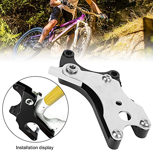 Sicerk Convertidor de Adaptador de Freno de Disco para Bicicleta, Fácil Instalación Adaptador de Freno de Disco de Bicicleta CNC Resistente de Aleación de Aluminio para Modificación de Bicicleta