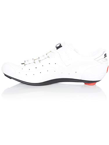 Sidi Alba - Zapatillas de ciclismo de carretera, color blanco y blanco (37 euros [US 4.5])