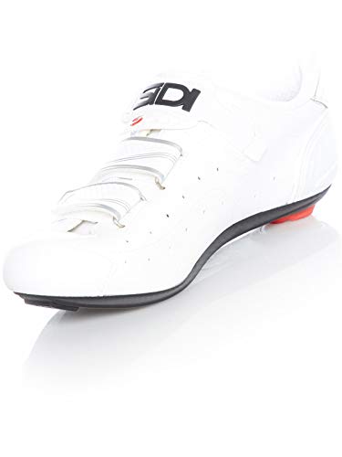 Sidi Alba - Zapatillas de ciclismo de carretera, color blanco y blanco (37 euros [US 4.5])