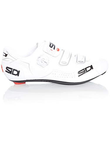 Sidi Alba - Zapatillas de ciclismo de carretera, color blanco y blanco (37 euros [US 4.5])