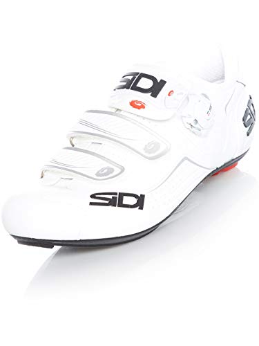 Sidi Alba - Zapatillas de ciclismo de carretera, color blanco y blanco (37 euros [US 4.5])