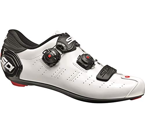 Sidi Ergo 5 - Zapatillas de Ciclismo para Hombre, Color Blanco y Negro, Talla 42