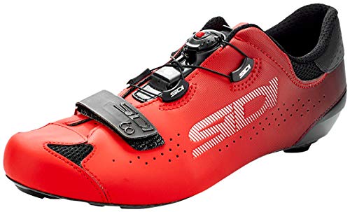 Sidi Zapatilla Sixty, Unisex Adulto, Negro/Rojo, 46 EU