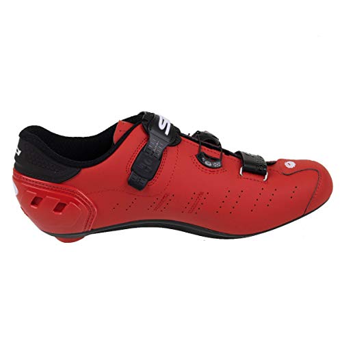 SIDI Zapatillas Ergo 5 Matt, Scape Ciclismo Hombre, Rojo Mate Negro, 44