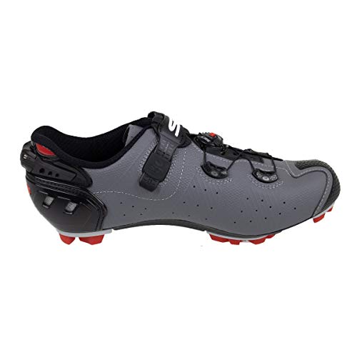 Sidi Zapatillas MTB Drako 2, Unisex Adulto, Gris Mate/Negro, 41 EU