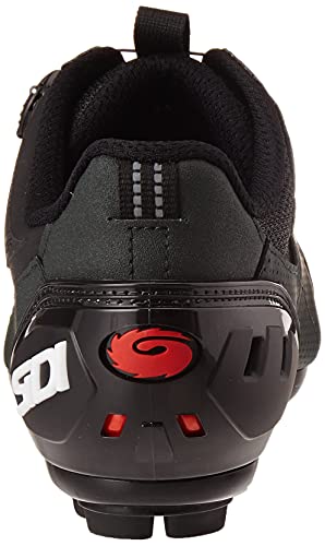 Sidi Zapatillas MTB Gravel, Unisex Adulto, Negro/Verde Oscuro, 40 EU