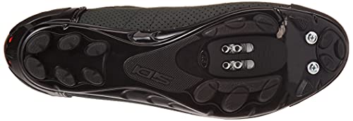 Sidi Zapatillas MTB Gravel, Unisex Adulto, Negro/Verde Oscuro, 40 EU