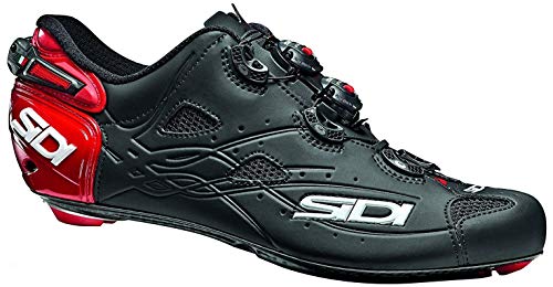 SIDI Zapatillas Shot Matt, Hombre, Escape de Ciclismo, Rojo y Negro Mate, 40 EU