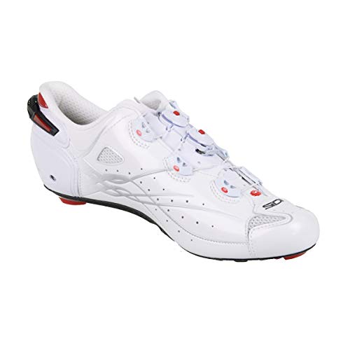 Sidi Zapatillas Shot, Unisex Adulto, Carbono Blanco, 47 EU