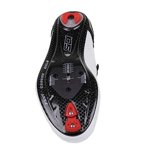 Sidi Zapatillas Wire 2 Carbon Air, Unisex Adulto, Blanco/Negro, 42 EU