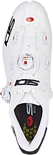 SIDI Zapatillas Wire 2 Carbon Scape Ciclismo Hombre Blanco Blk Liner, 39