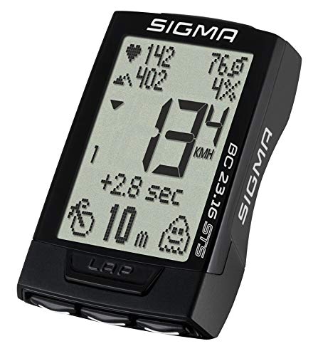 Sigma 02317 Ciclocomputador, Unisex Adulto, Negro, Talla Única