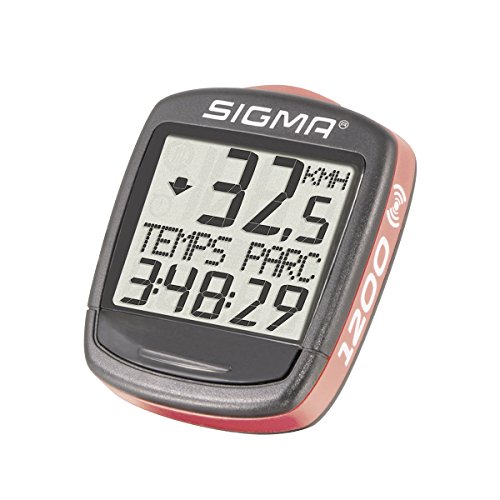 Sigma Elektro  01960 -  Cuentakilómetros de ciclismo, 1200, Negro