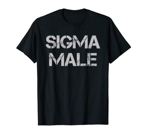 Sigma Hombre Lone Wolf Vintage Líder Del Pack Self Reliant Camiseta