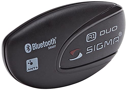 Sigma Sport 20332 Sigma Banda Pectoral Bluetooth/Ant+ Smart R1 Duo Comfortex+, Negro