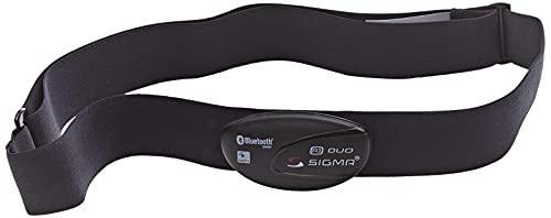 Sigma Sport 20332 Sigma Banda Pectoral Bluetooth/Ant+ Smart R1 Duo Comfortex+, Negro