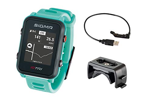 Sigma Sport ID.Tri Basic Reloj de triatlón GPS, Unisex-Adult, Neon Mint,