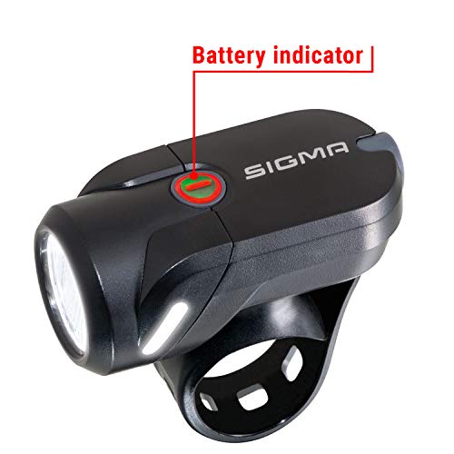 SIGMA SPORT - Set de faros de bicicleta LED Aura 35 y NUGGET II | Faro delantero y faro trasero con batería que cumplen la normativa alemana de tráfico