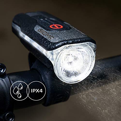 SIGMA SPORT - Set de faros de bicicleta LED Aura 80 y NUGGET II | Faro delantero y faro trasero con batería que cumplen la normativa alemana de tráfico