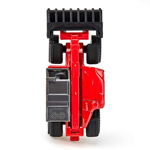 siku 1482, Cargadora telescópica Manitou MLT840, Metal/Plástico, Rojo, Brazo de carga móvil