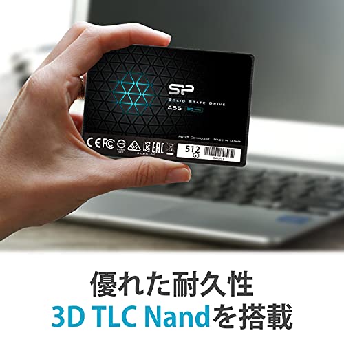 Silicon Power Ace A55 - SSD Disco Duro Sólido Interno 512 GB, 2.5", SATA III, 6 Gbit/s(3D NAND)