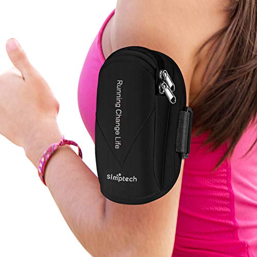 Simptech -Brazalete Movil Running Deportivo, Funda Porta Movil Portamoviles para Correr Gimnasio Deporte,para iPhone 11 Pro MAX/XR/XS Max/X/8/7 Plus,Huawei P30 Mate 30,XIAOMI